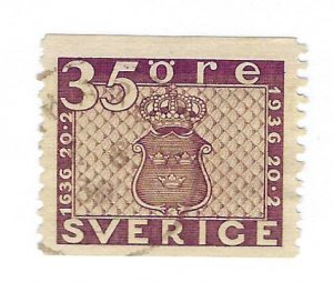 Sweden SC#257 Mint F-VF SCV$5.50...Great Spot(s)!