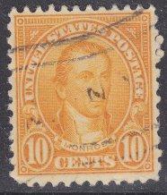 US sc#642 1927 10c Monroe used
