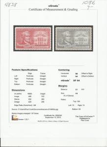 # 1086 MINT NEVER HINGED ALEXANDER HAMILTON     XF+