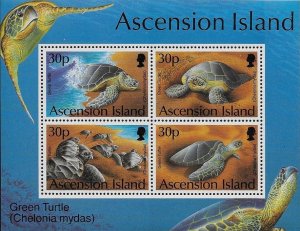 Ascension Scott #'s 589 MNH