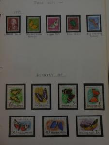 WORLDWIDE TOPICAL : Beautiful collection of Butterflies. Almost all VF, Mint NH.