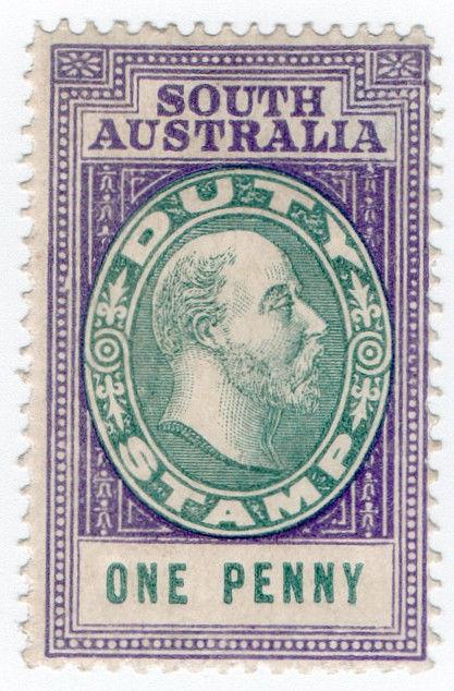 (I.B) Australia - South Australia Revenue : Stamp Duty 1d (perforated)