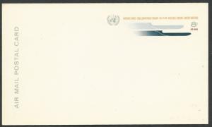 UN-NY # UXC7  8c Airmail Postal Card - Mint  (1)