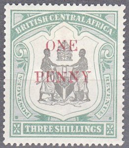 british central africa  scott no 57  mh