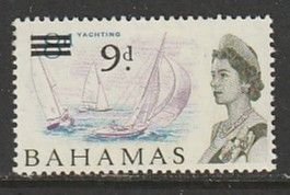 1965 Bahamas - Sc 221 - MNH VF - 1 single - Yachting overprinted