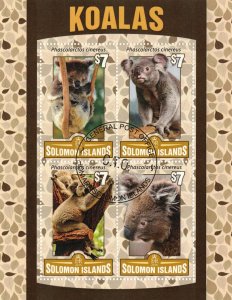 SOLOMON ISLANDS 2016 - Koala / minisheet