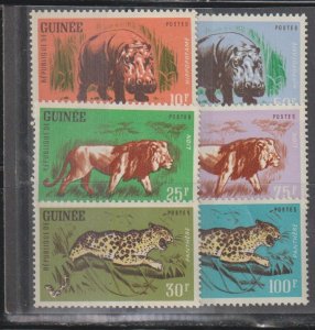 Guinea  SC 248-53 Mint Never Hinged