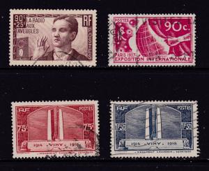 France x 4 good cv early comm/charity used