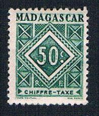 Madagascar J33 MLH Postage Due Numeral (BP1428)