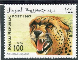 Somalia 1997 WILD CAT FELINE 1 value Perforated Mint (NH)