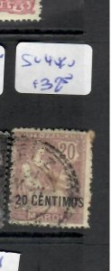 FRENCH MOROCCO (P2112B)  20C/20    SC 4     VFU 