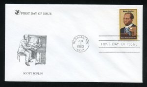 US 2044 Scott Joplin UA Reader's Digest cachet FDC