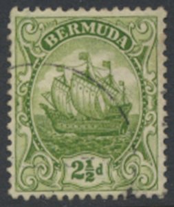 Bermuda  SG 81a SC# 86 Used Deep Sage Green *  see details and scans