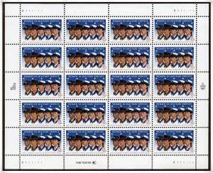 U.S.#3174 Women in Military Service 32c Pane of 20, MNH. Mini O/S Fee