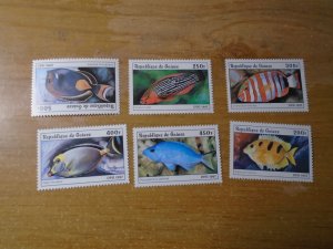 Guinea  #  1403-09   MNH