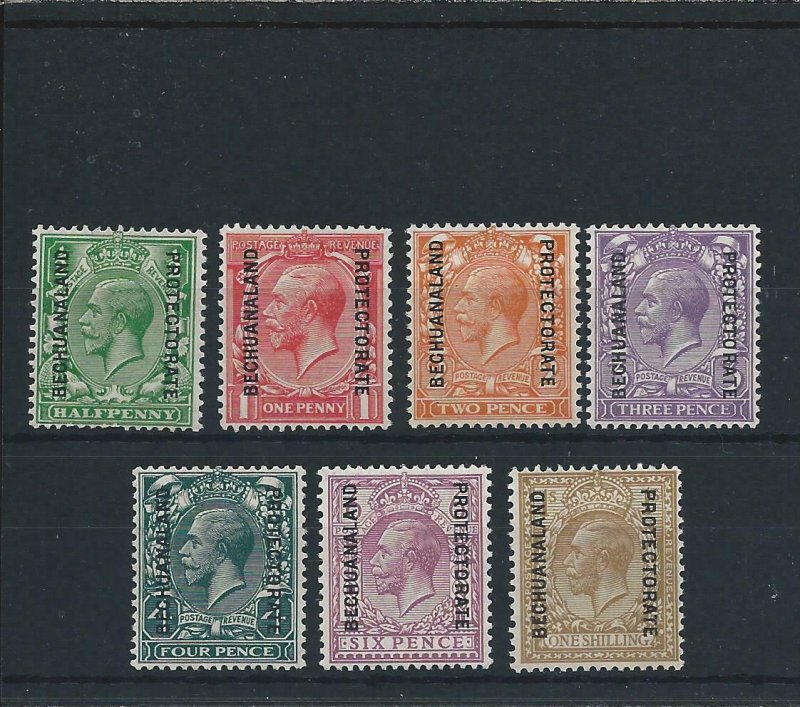 BECHUANALAND 1925-27 SET (ONLY ONE 6d VALUE) MM SG 91/98 CAT ~£70