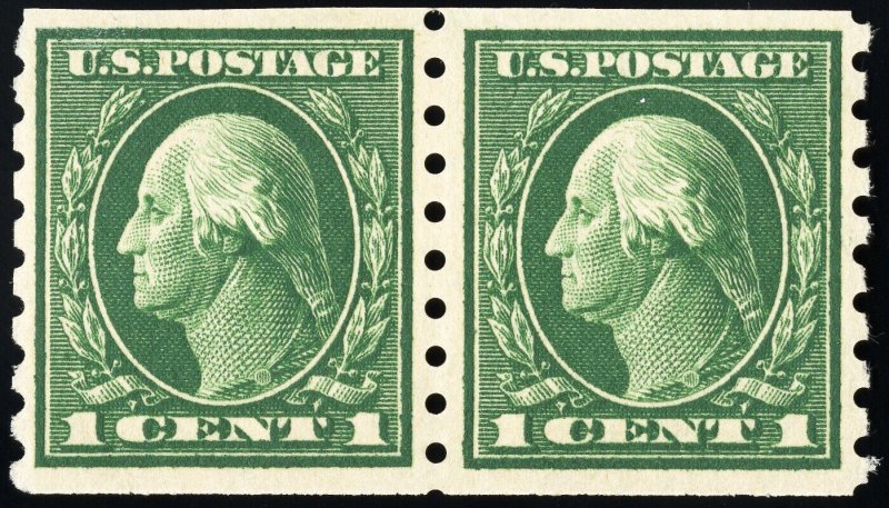 US Stamps # 412 MNH XF Fresh Pair Scott Value $130.00