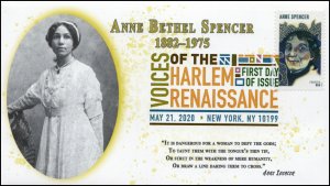 20-096, 2020, Voices of the Harlem Renaissance, DCP, FDC, Anne Spencer