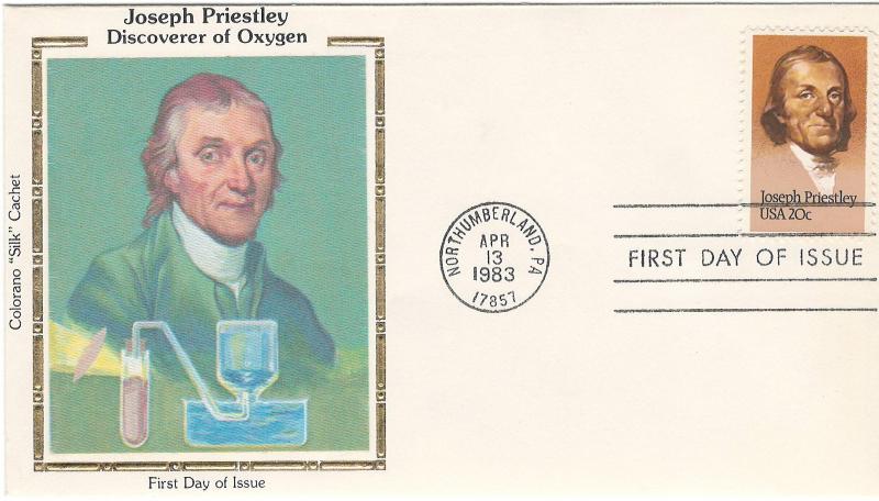 2038: Joseph Priestley, Colorano Silk, Unaddressed