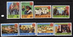 ZAIRE - 1980 - Salvation Army - Perf 8v Set - Mint Never Hinged