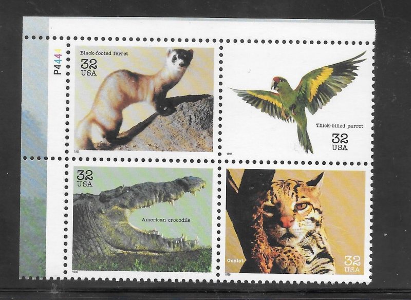 #3105 MNH Plate Block of 4