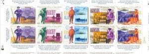 Canada #1606i Gold rush SS (10 stamps) MNH