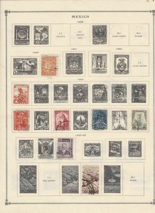 mexico early stamps on page  ref r12915