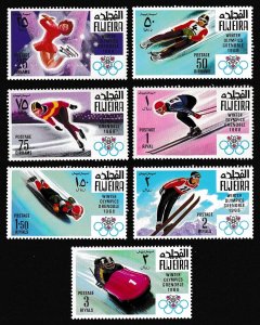 Fujeira Winter Olympic Games Grenoble 7v 1968 MNH MI#214-220