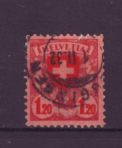 J9685 JL stamps 1924 switzerland used #201 cross