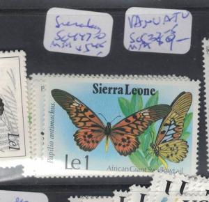 Sierra Leone Butterfly SC 447-50 MNH (3dpr) 