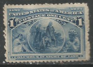 UNITED STATES 230 MNG COLUMBUS 1893 X502