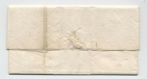 1836 Goffstown NH manuscript stampless folded letter [5249.63]