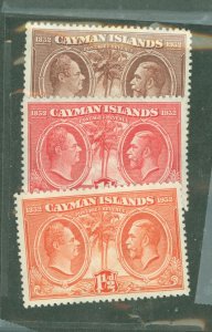 Cayman Islands #69/71/72  Single