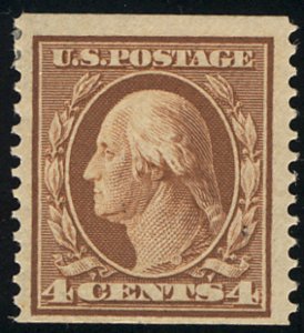 US #354 SCV $250.00 VF/XF mint lightly hinged, super fresh color, Select!  SC...