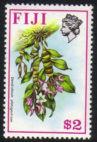 Fiji #320 mint single orchids 1972 issue 