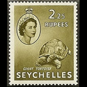 SEYCHELLES 1954 - Scott# 188 Giant Tortoise 2.25r NH