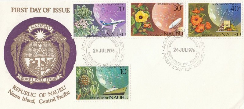 Naru Scott 142-5 FDC - 7th South Pacific Forum