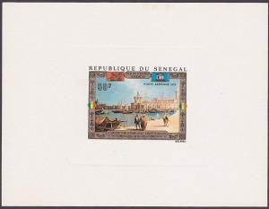 SENEGAL 1972 50f Canaletto Painting deluxe die proof.......................87355