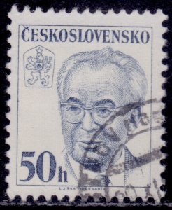 Czechoslovakia, 1983, 70th Anniversary Birth of President Husak, 50h, used**