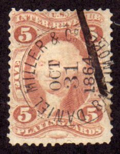 MALACK R28c Fine+, S-O-N hand stamp cancel, tough stamp w5618