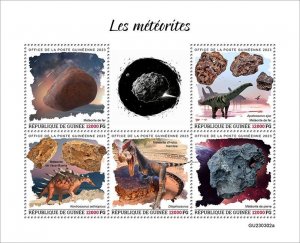 GUINEA - 2023 - Meteorites - Perf 5v Sheet - Mint Never Hinged