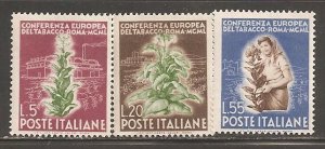 Italy SC 544-6 Mint Lightly Hinged