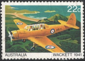 Australia SC#759 22¢ Australian Aircraft: Wackett, 1941 (1980) Used