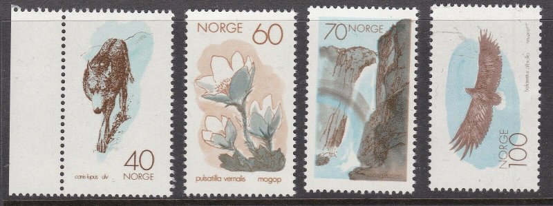 NORWAY^^^^^sc# 551-554 MNH set( FAUNA+ FLORA) $$@ lar 655nor 