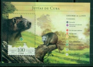 Caribbean Is 2016 Fauna - Hutias of Cuba MS MUH