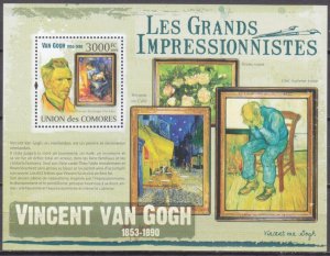 2009 Comoros Islands 2619/B558 Painting / Vincent van Gogh 15,00 €