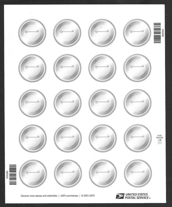 US #5928c (73c) Pinback Buttons ~ MNH