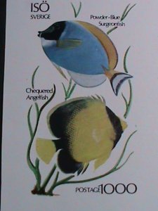 ​STATE OF OMAN STAMP- BEAUTIFUL LOVELY ANGEL FISH IMPERF MNH -S/S SHEET VF