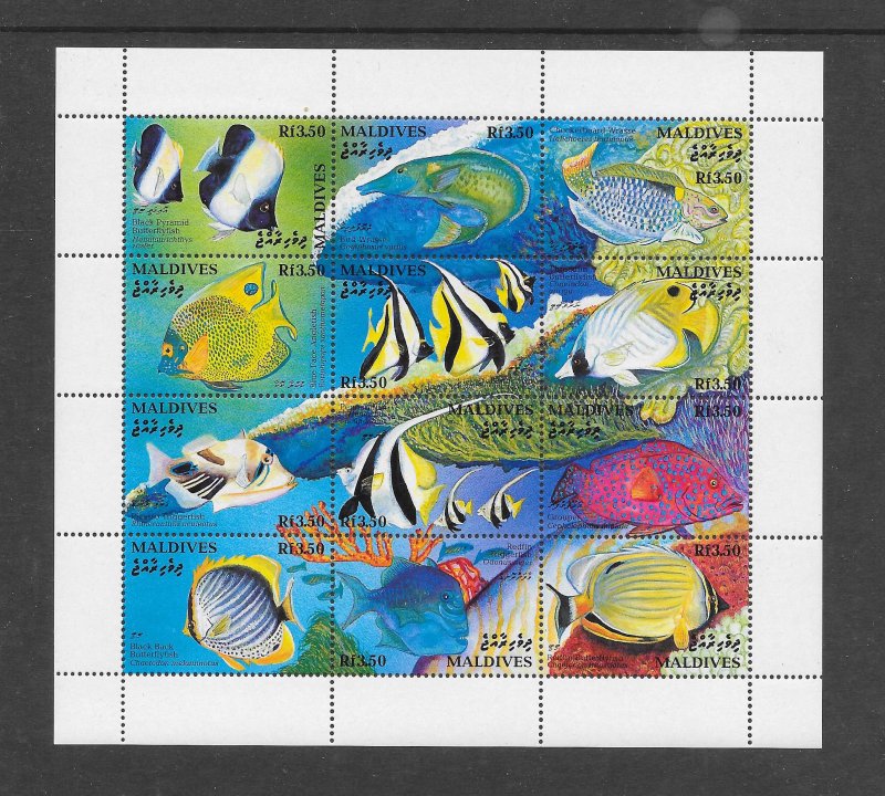 FISH - MALDIVES #1868  MNH