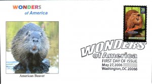 #4064 American Beaver Ginsburg FDC